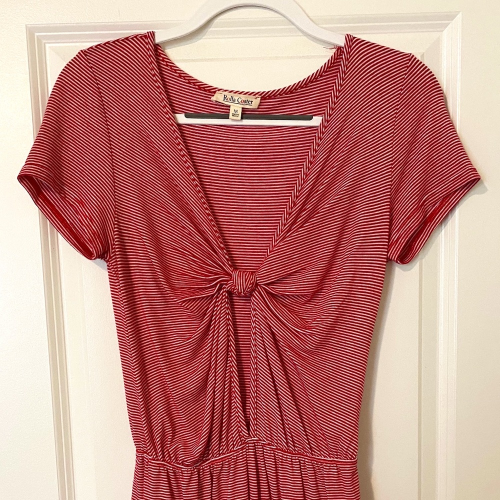 M - Candy Cane Romper - Rolla Coster